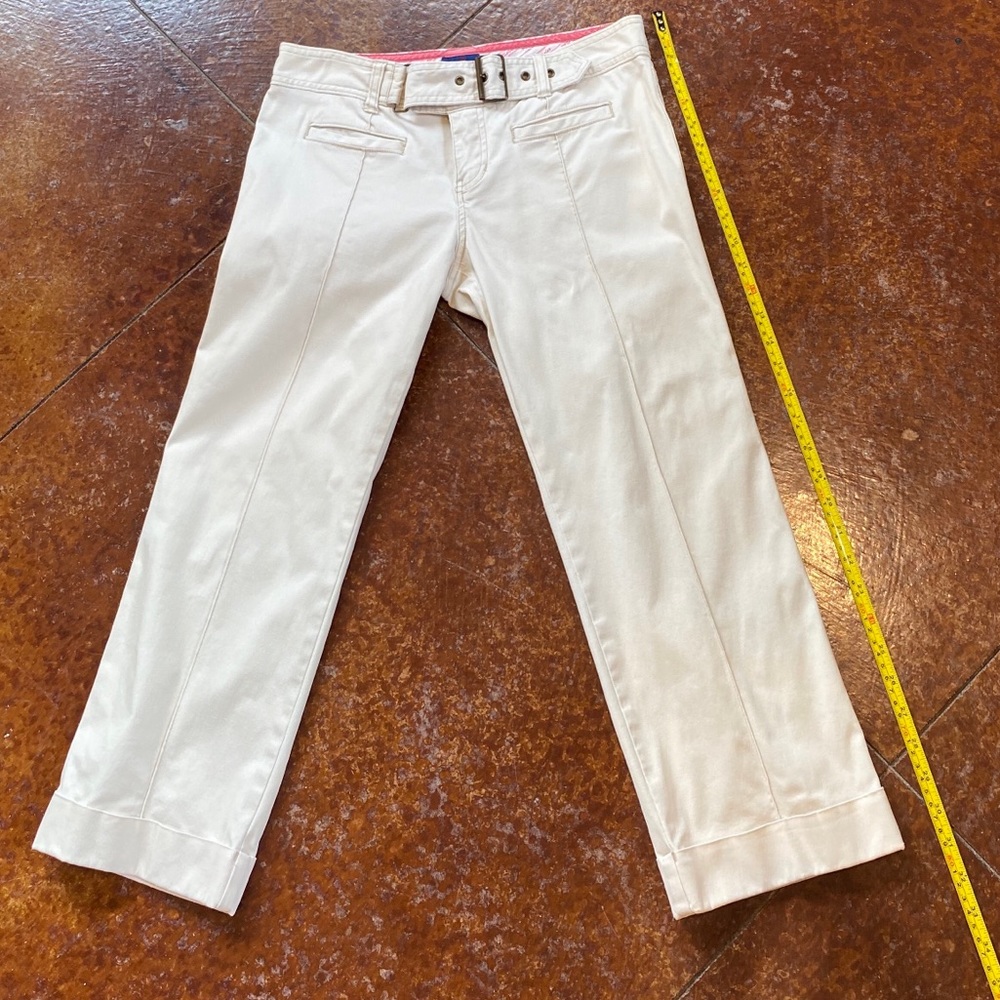 Hollister Wide-leg Cuffed Capris Off-white 5 - Picture 2 of 11
